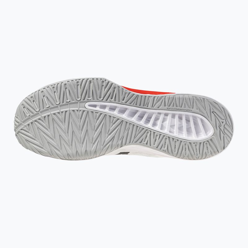 Volejbalové topánky Mizuno Lightning Select Mid white/black/fiery red 2