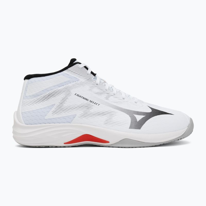 Volejbalové topánky Mizuno Lightning Select Mid white/black/fiery red 2