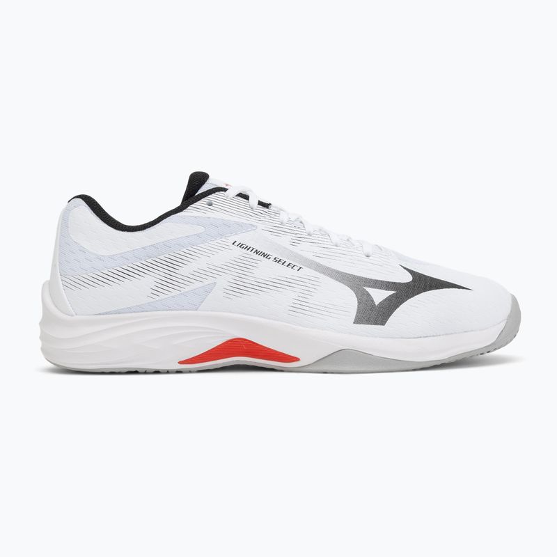 Volejbalové topánky Mizuno Lightning Select white/black/fiery red 2