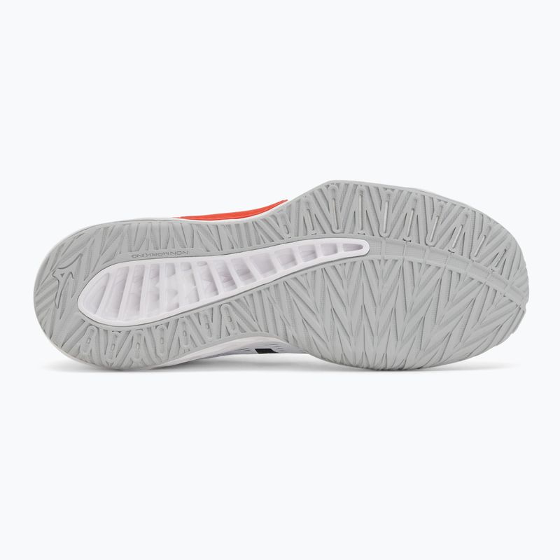 Volejbalové topánky Mizuno Lightning Select white/black/fiery red 4