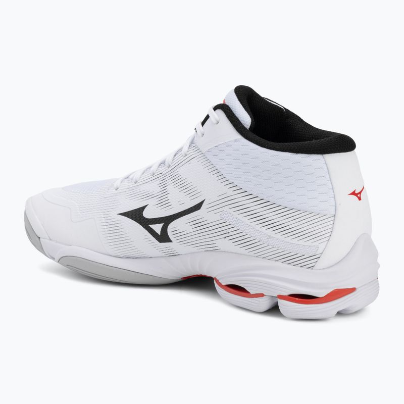 Volejbalové topánky Mizuno Wave Lightning Pro Mid white/black/fiery red 3