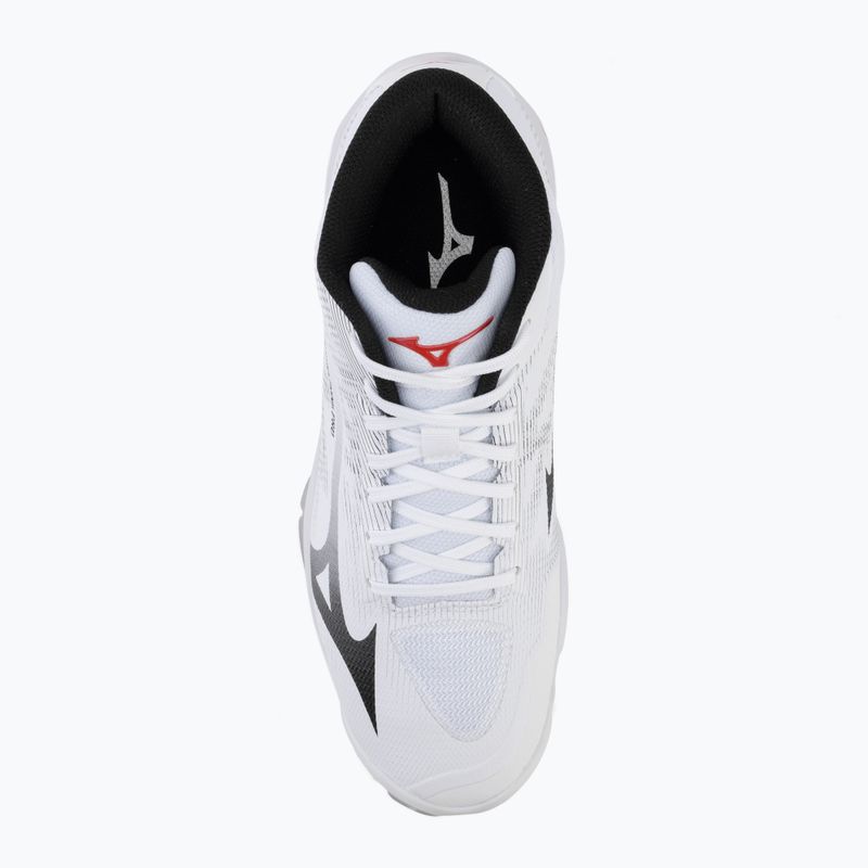 Volejbalové topánky Mizuno Wave Lightning Pro Mid white/black/fiery red 5