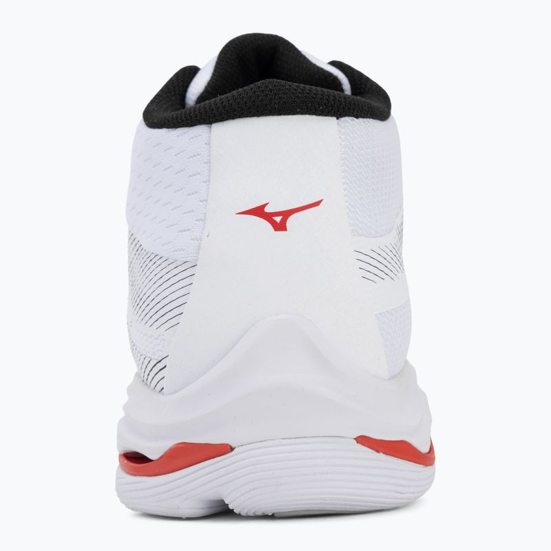 Volejbalové topánky Mizuno Wave Lightning Pro Mid white/black/fiery red 6
