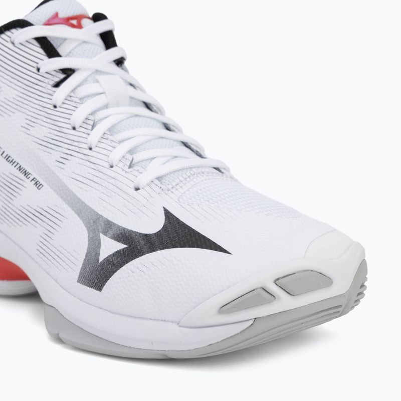 Volejbalové topánky Mizuno Wave Lightning Pro Mid white/black/fiery red 7