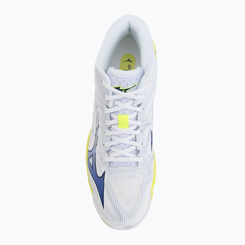 Volejbalové topánky Mizuno Wave Lightning Elite Mid white/lighting yellow/dazzling blue 5