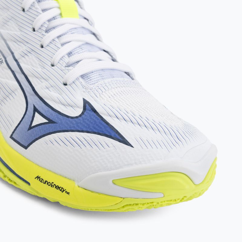 Volejbalové topánky Mizuno Wave Lightning Elite Mid white/lighting yellow/dazzling blue 7