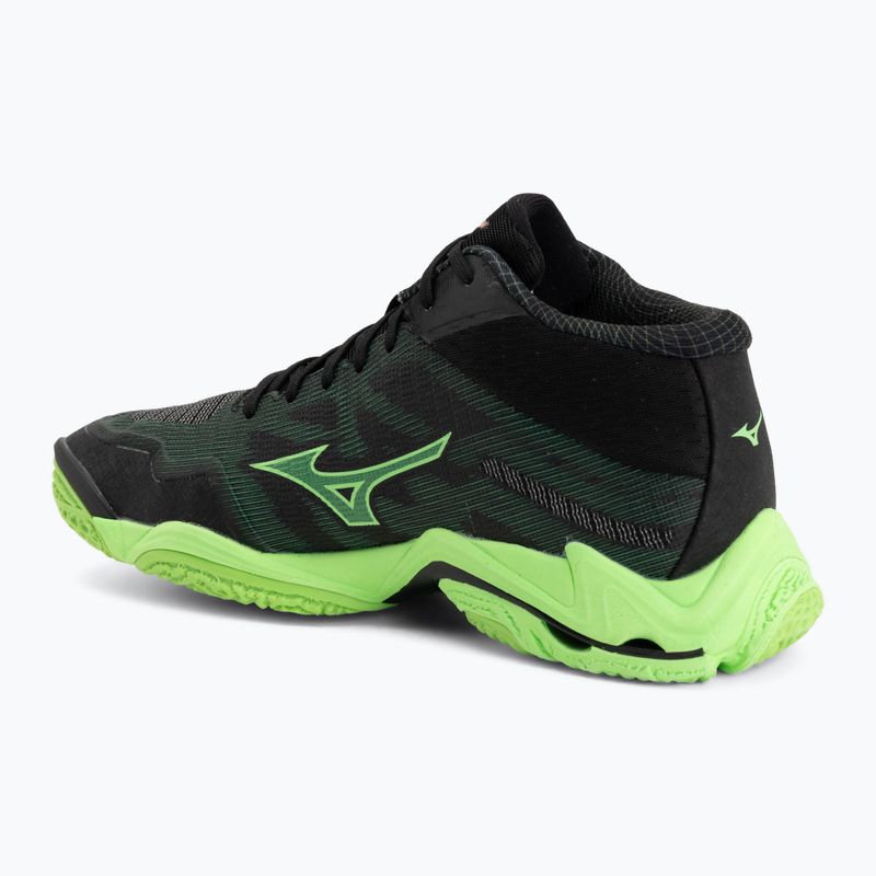 Volejbalové topánky Mizuno Wave Lightning Elite Mid black/glowing apple/mandarin orange 3