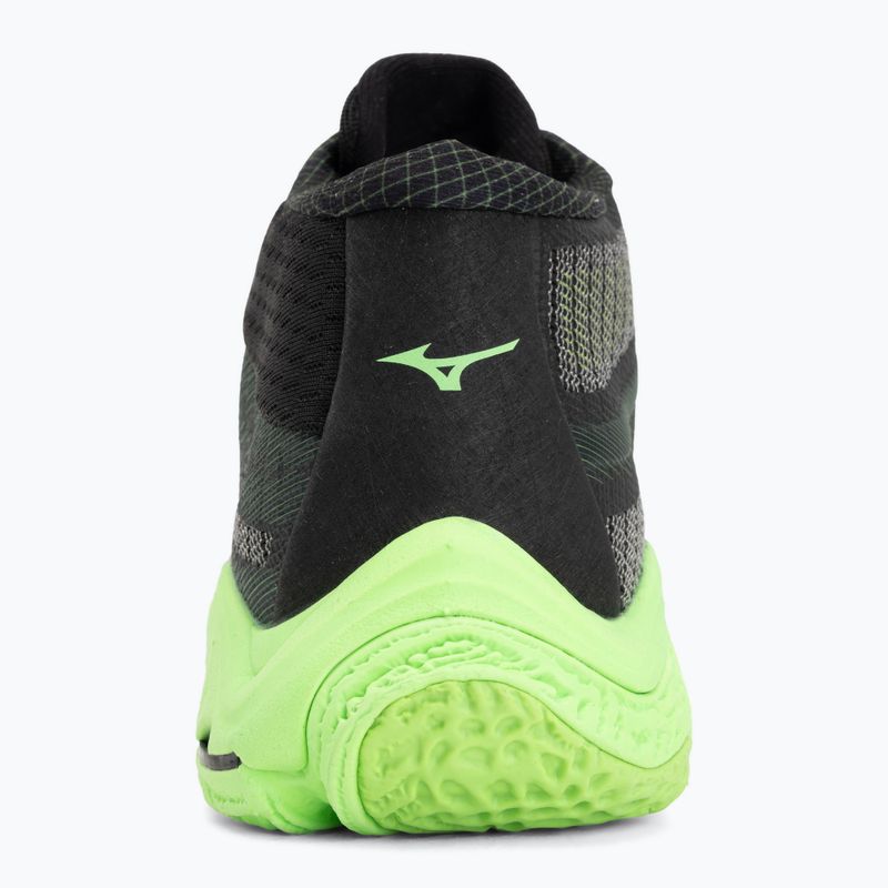 Volejbalové topánky Mizuno Wave Lightning Elite Mid black/glowing apple/mandarin orange 6