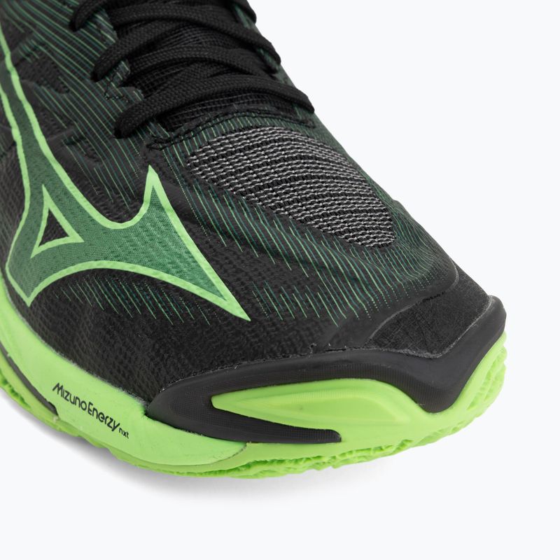 Volejbalové topánky Mizuno Wave Lightning Elite Mid black/glowing apple/mandarin orange 7