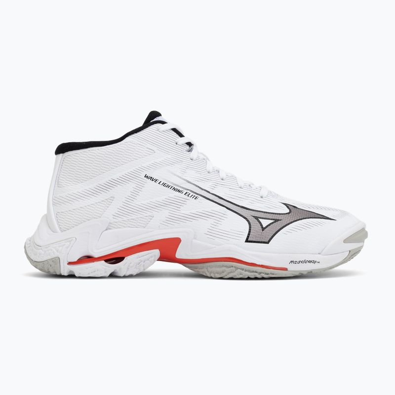 Volejbalové topánky Mizuno Wave Lightning Elite Mid white/black/fiery red 2