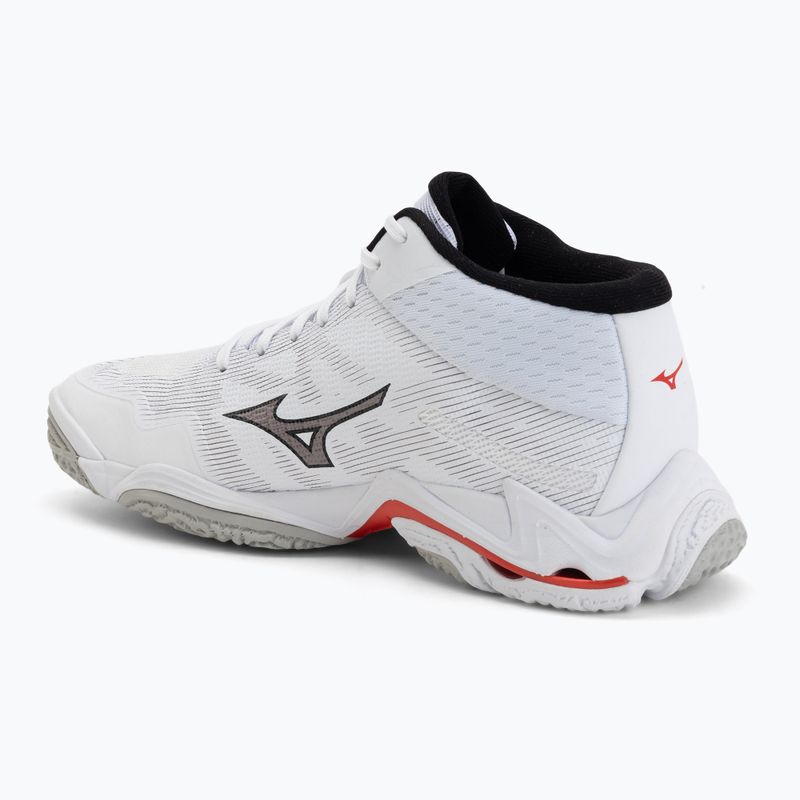 Volejbalové topánky Mizuno Wave Lightning Elite Mid white/black/fiery red 3