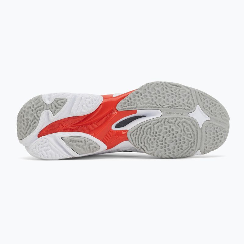 Volejbalové topánky Mizuno Wave Lightning Elite Mid white/black/fiery red 4