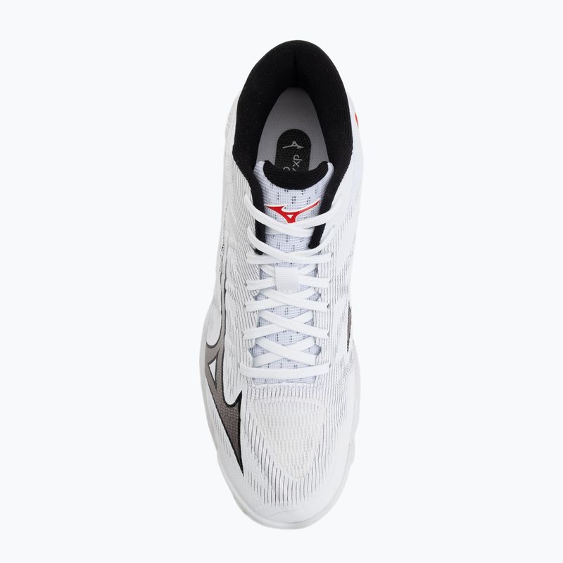 Volejbalové topánky Mizuno Wave Lightning Elite Mid white/black/fiery red 5