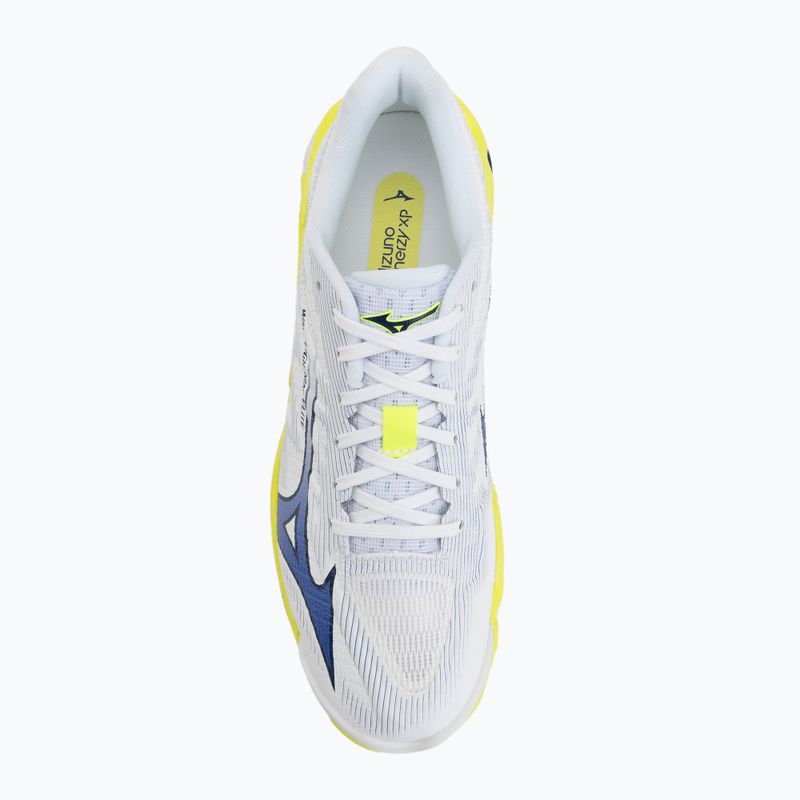 Volejbalové topánky Mizuno Wave Lightning Elite white/lighting yellow/dazzling blue 5