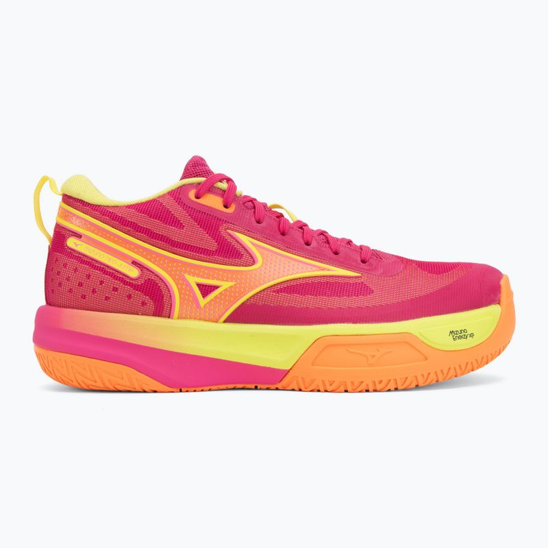 Volejbalové topánky Mizuno Neo Jump pink tetra/fortune yellow/light 2