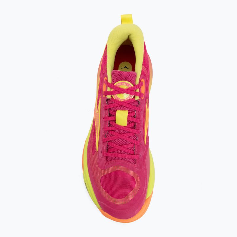 Volejbalové topánky Mizuno Neo Jump pink tetra/fortune yellow/light 5