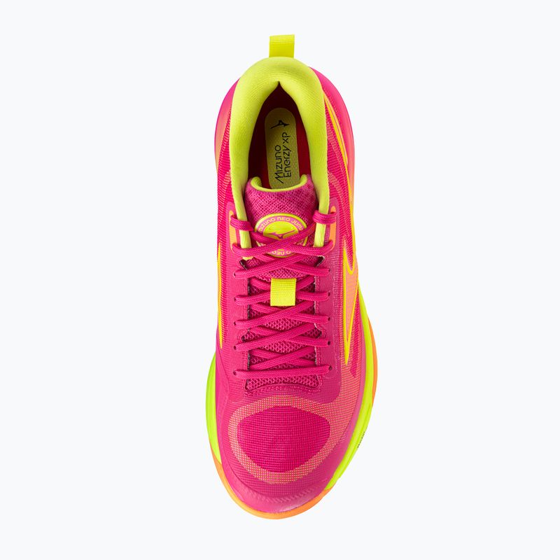 Volejbalové topánky Mizuno Neo Jump pink tetra/fortune yellow/light 4