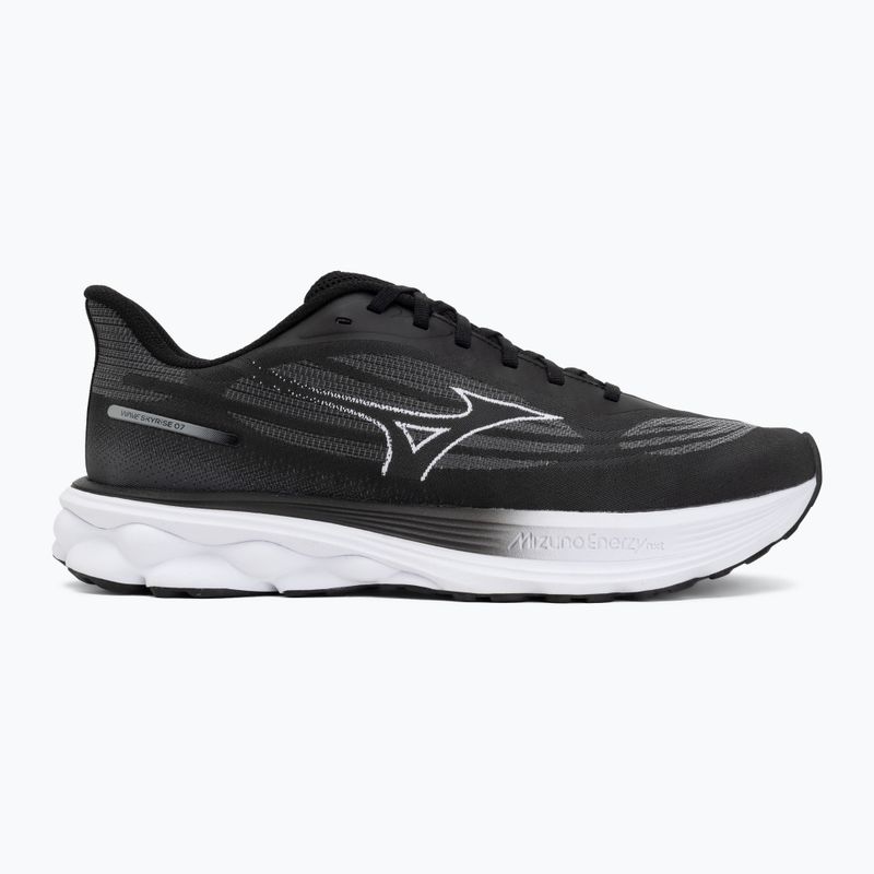 Pánske bežecké topánky Mizuno Wave Skyrise 7 black/white/iron gate 2