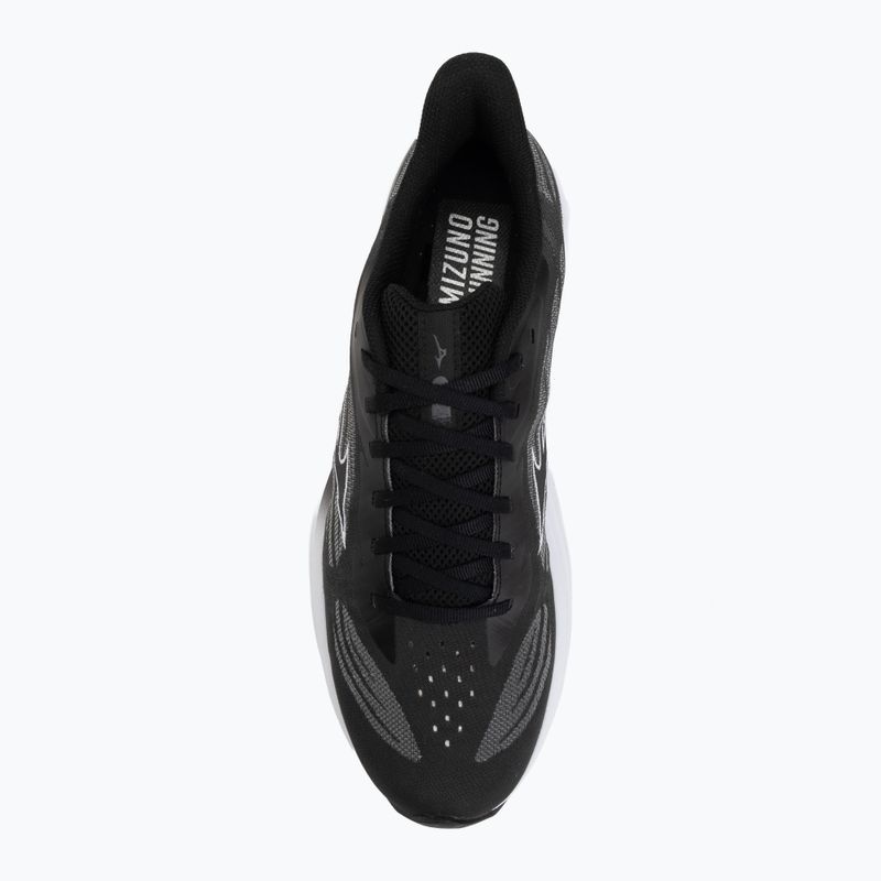 Pánske bežecké topánky Mizuno Wave Skyrise 7 black/white/iron gate 5
