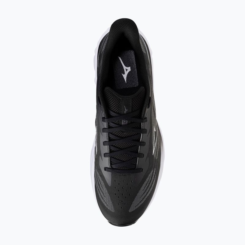Pánske bežecké topánky Mizuno Wave Skyrise 7 black/white/iron gate 4