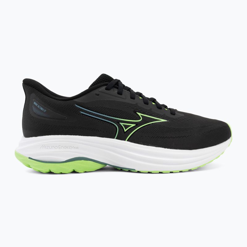 Pánske bežecké topánky Mizuno Wave Ultima 17 black sand/glowing apple/north atlantic 2