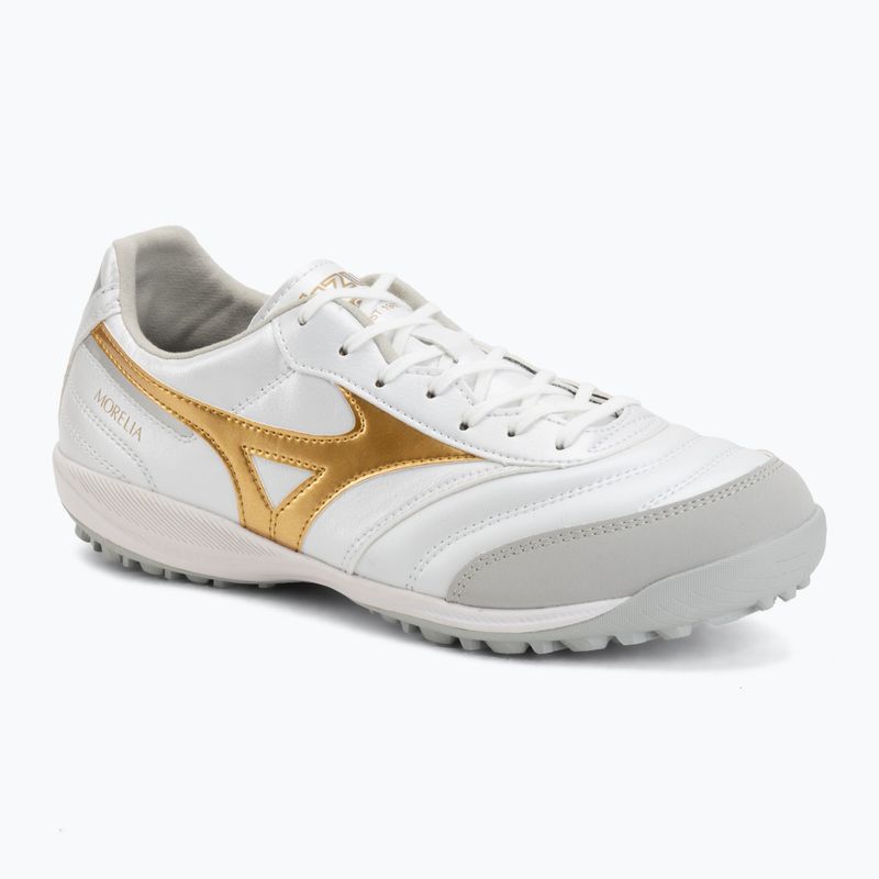 Futbalové kopačky Mizuno Morelia Sala Pro TF white/football gold/galaxy silver
