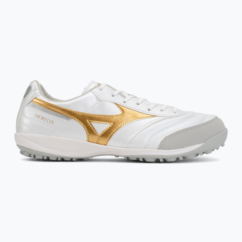 Futbalové kopačky Mizuno Morelia Sala Pro TF white/football gold/galaxy silver 2