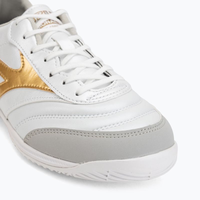 Futbalové kopačky Mizuno Morelia Sala Pro IN white/football gold/galaxy silver 7