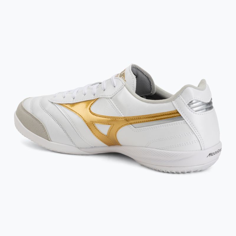 Futbalové kopačky Mizuno Morelia Sala Elite IN white/football gold/galaxy silver 3