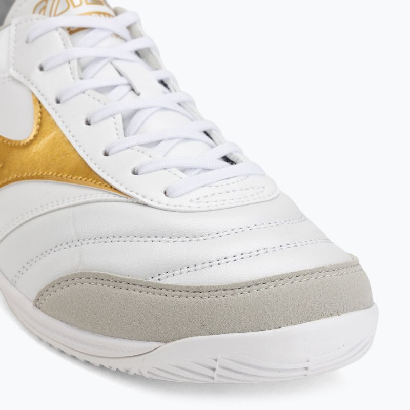 Futbalové kopačky Mizuno Morelia Sala Elite IN white/football gold/galaxy silver 7