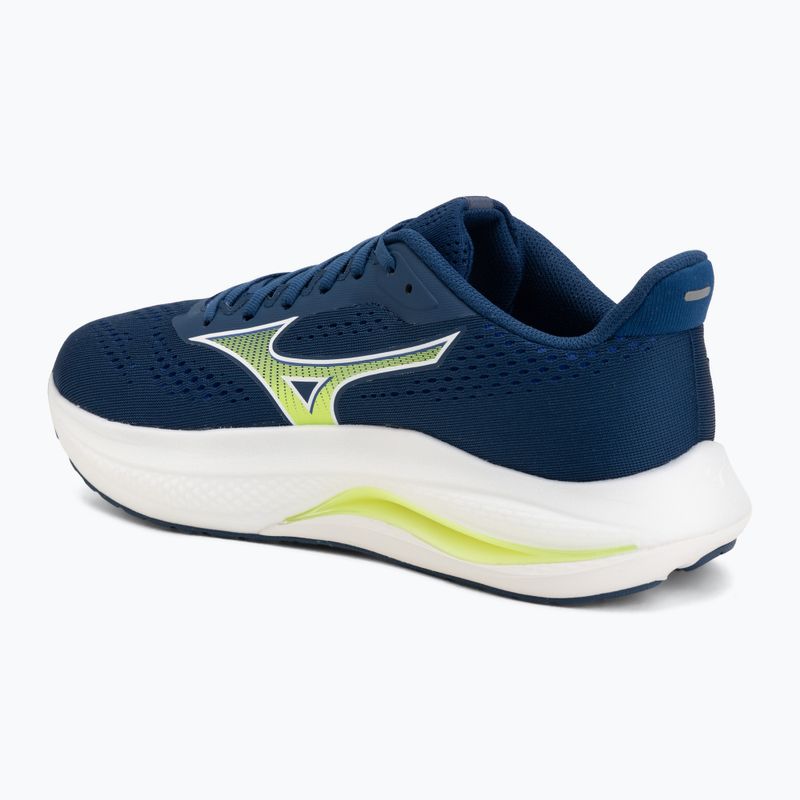 Pánske bežecké topánky Mizuno Wave Inspire 22 estate blue/lightning yellow 3