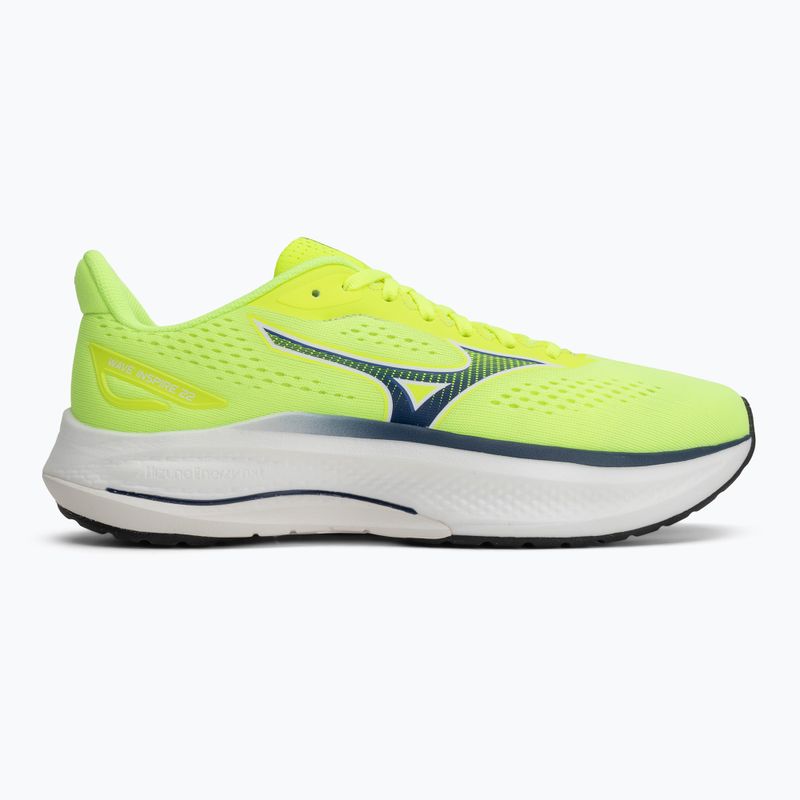 Pánske bežecké topánky Mizuno Wave Inspire 22 lightning yellow/dazzling blue 2