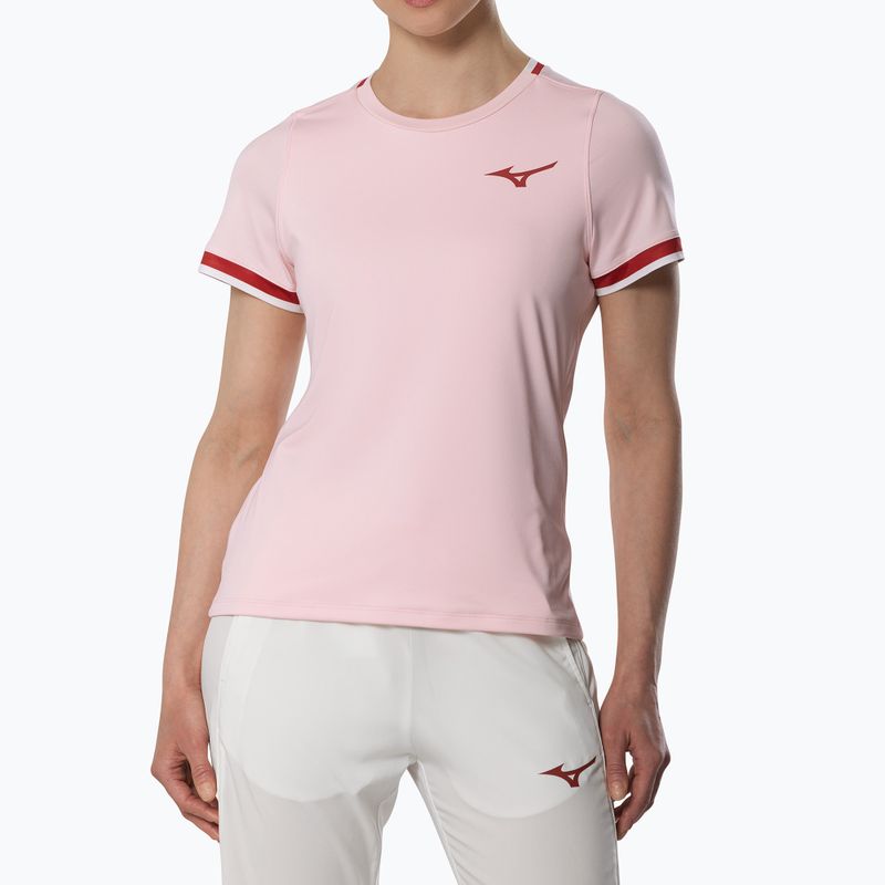 Dámske tenisové tričko Mizuno Stargazer Tee pinkesque