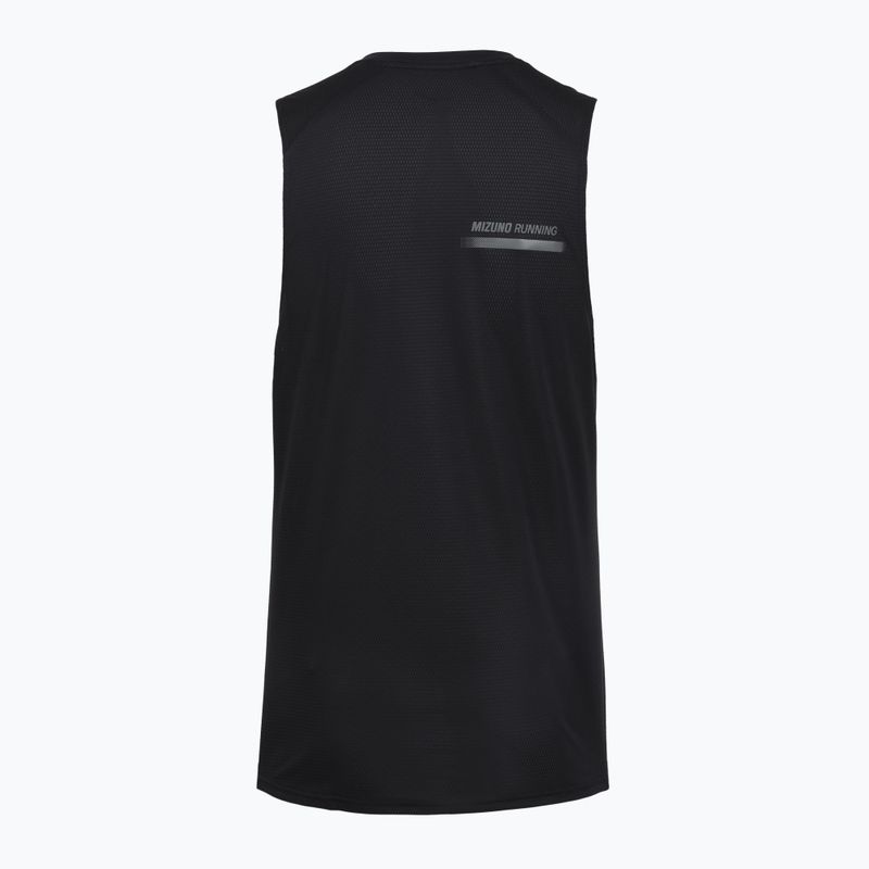 Pánske bežecké tričko Mizuno Active DryAeroFlow Tank Top black 2