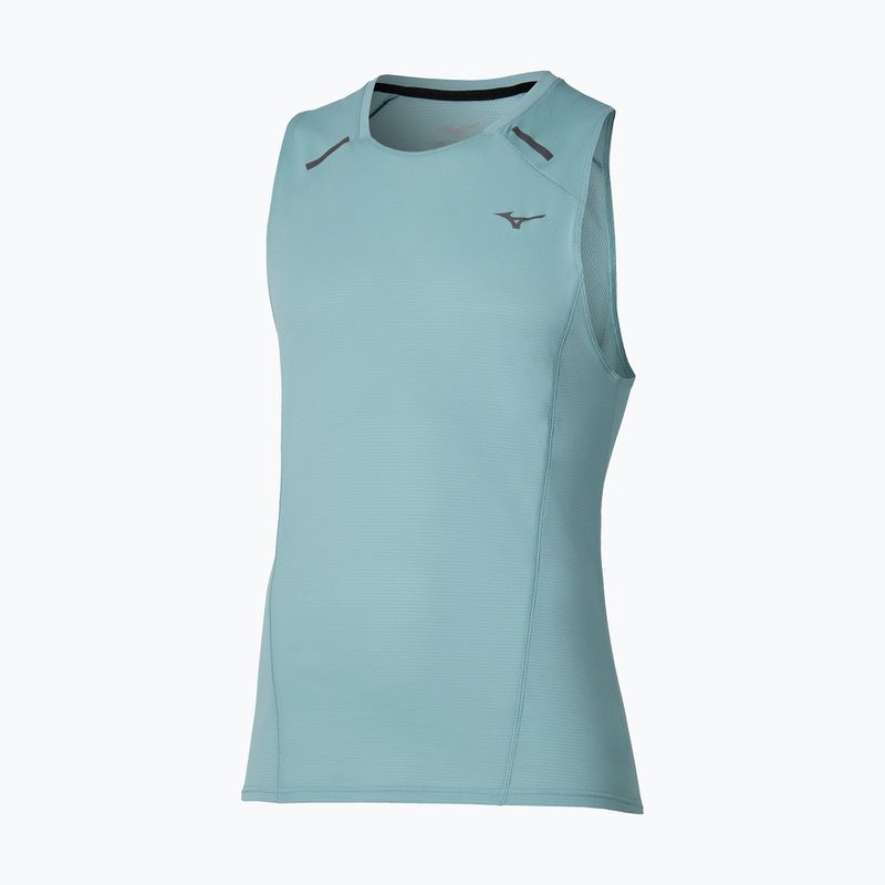 Pánske bežecké tričko Mizuno Active DryAeroFlow Tank Top aquifer 2