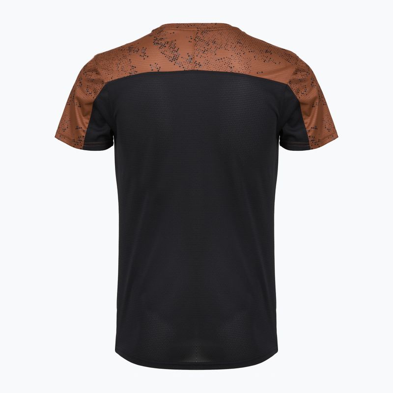 Pánske bežecké tričko Mizuno Active DryAeroFlow Graphic copper brown 2