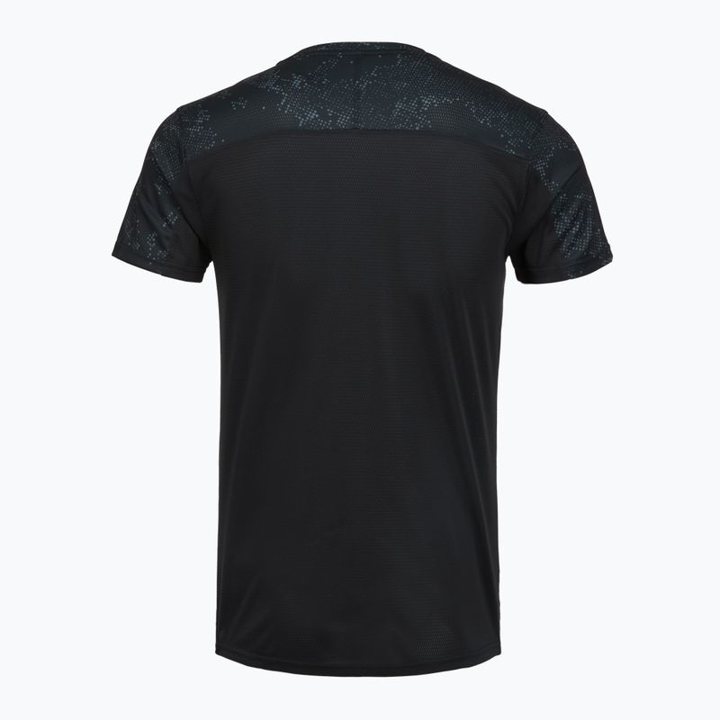 Pánske bežecké tričko Mizuno Active DryAeroFlow Graphic black/gray 2