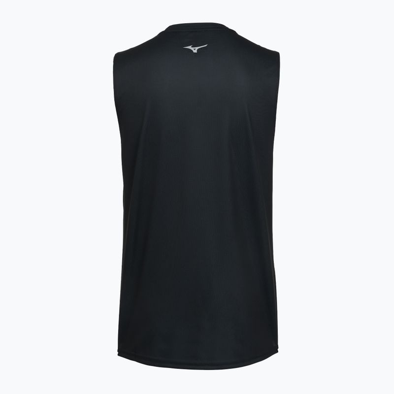 Pánske bežecké tričko Mizuno Core Graphic Sleeveless black/gray 2
