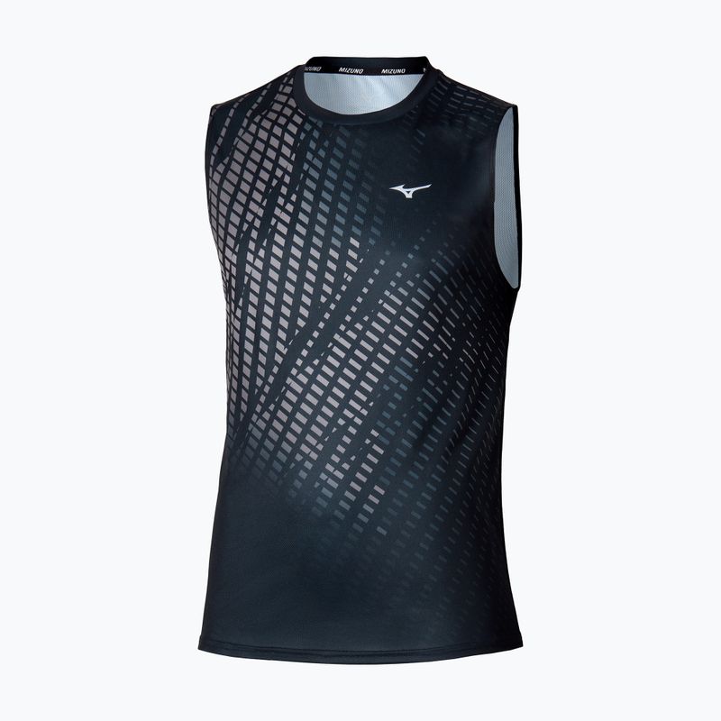 Pánske bežecké tričko Mizuno Core Graphic Sleeveless black/gray