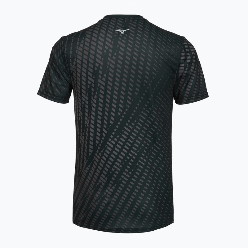 Pánske bežecké tričko Mizuno Core Graphic Tee black/gray 2