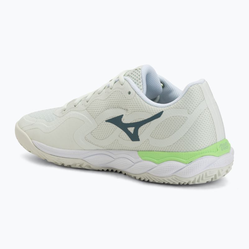 Dámske topánky na padel Mizuno Wave Enforce Court Padel phantom green/white/glowing ap 3