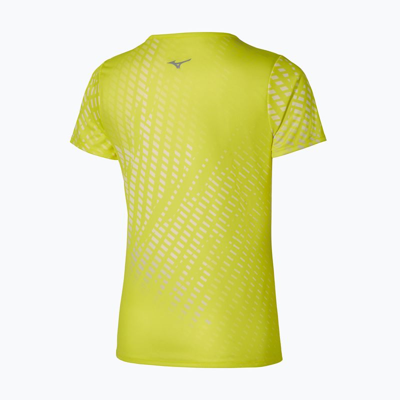 Dámske bežecké tričko Mizuno Core Graphic Tee lightning yellow 3