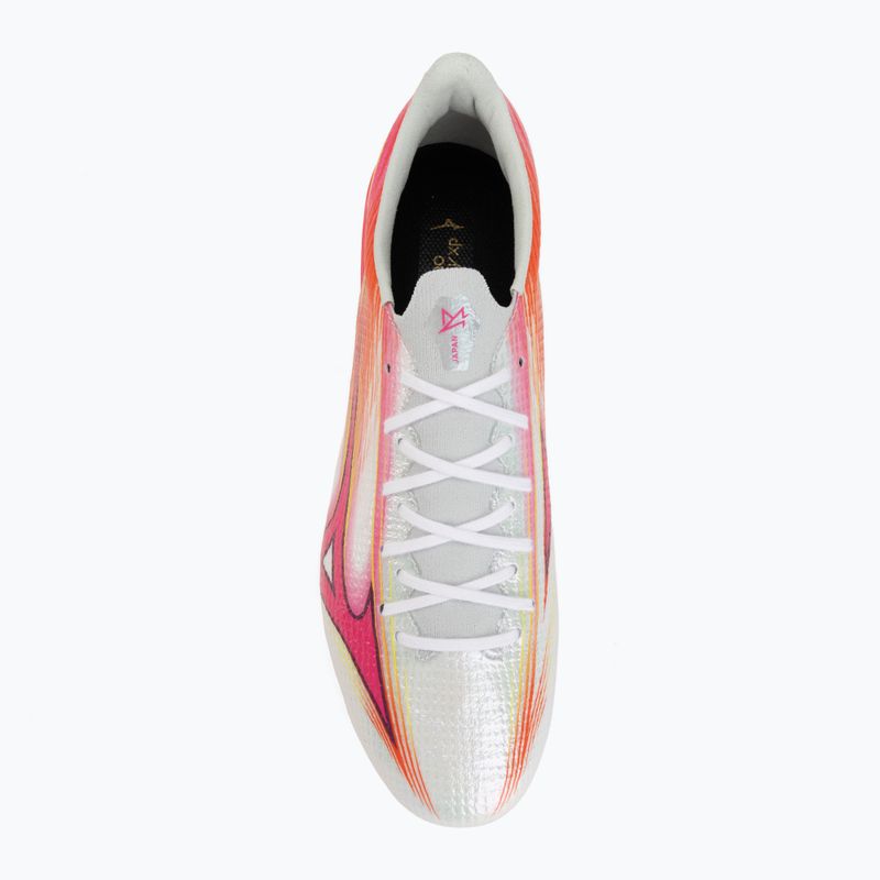 Futbalové kopačky Mizuno Alpha III Japan FG white/fuchsia purple 5