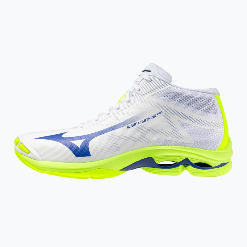 Volejbalové topánky Mizuno Wave Lightning Pro Mid white/lighting yellow/dazzling blue 8