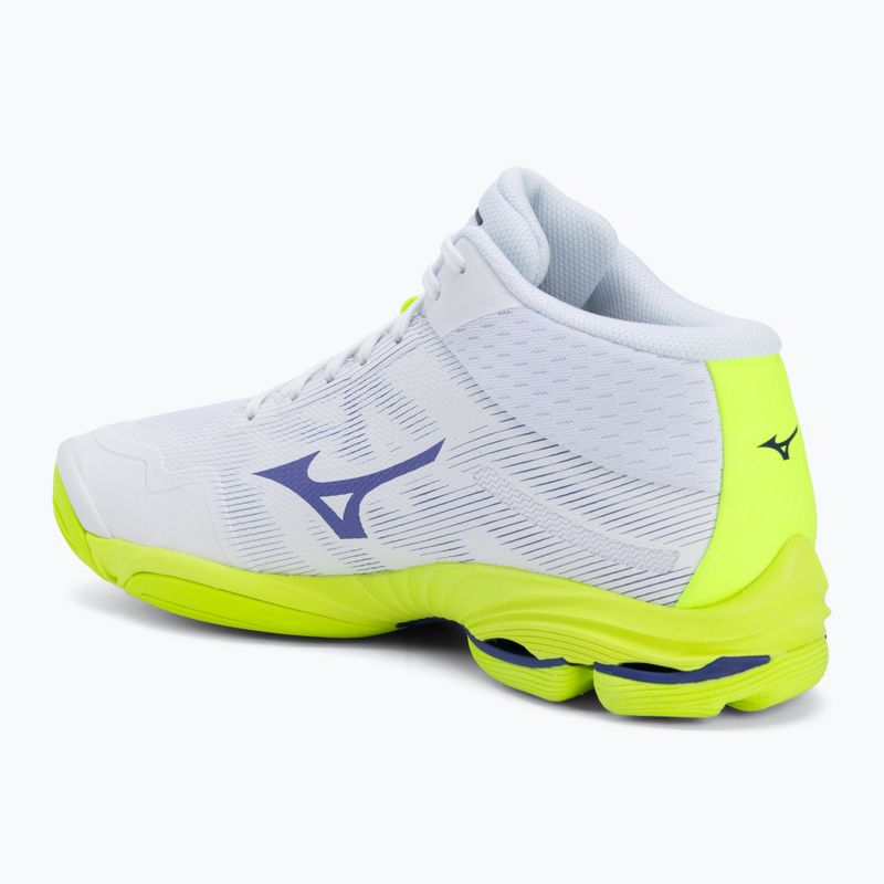 Volejbalové topánky Mizuno Wave Lightning Pro Mid white/lighting yellow/dazzling blue 3