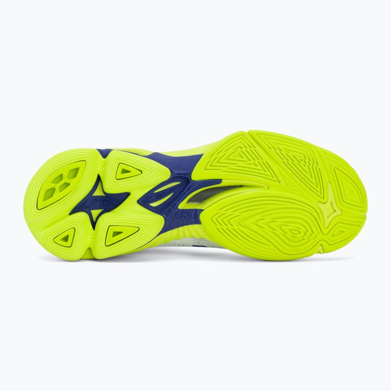 Volejbalové topánky Mizuno Wave Lightning Pro Mid white/lighting yellow/dazzling blue 4