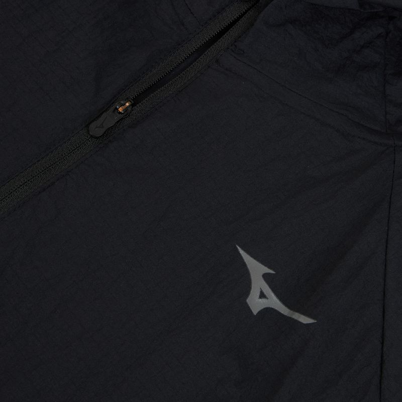 Pánska bežecká bunda Mizuno Tech Light Hooded black 3