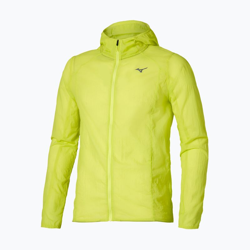 Pánska bežecká bunda Mizuno Tech Light Hooded lightning yellow