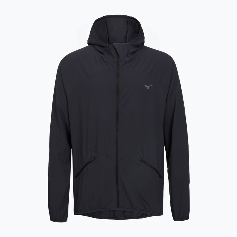 Pánska bežecká bunda Mizuno Active Alpha Hooded black 2