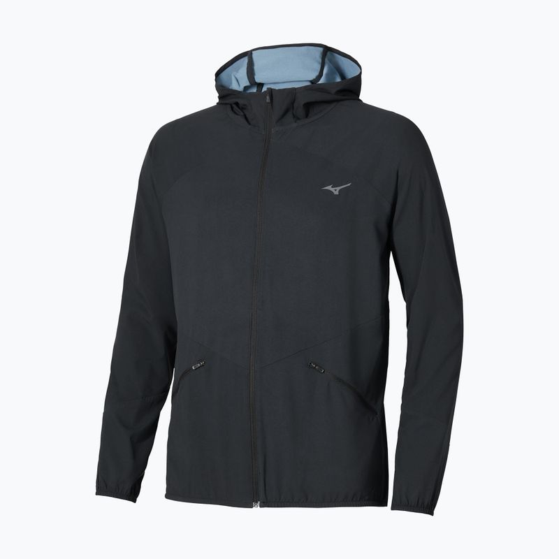 Pánska bežecká bunda Mizuno Active Alpha Hooded black 2
